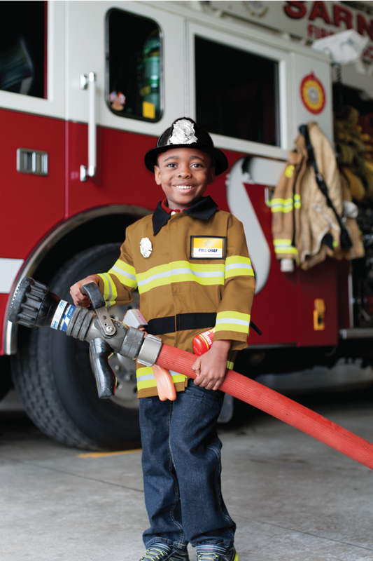 Tan Firefighter Set Age 5-6