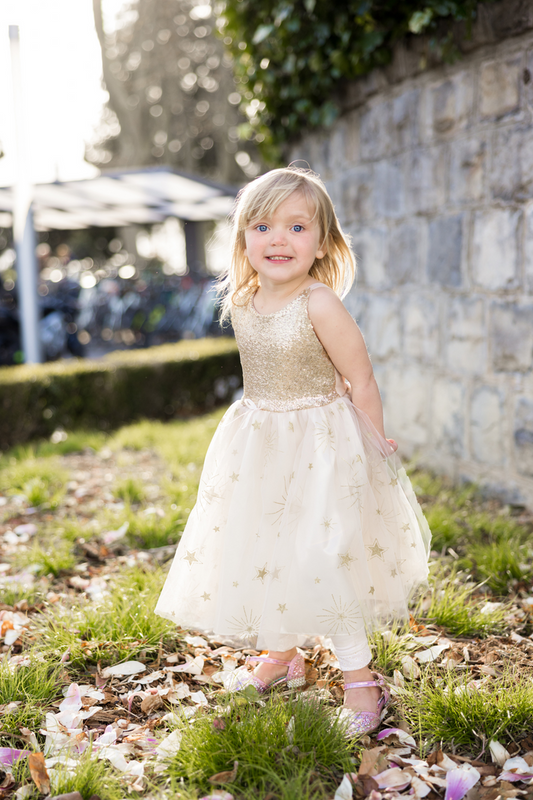 Golden Glam Party Dress Ages 5-6