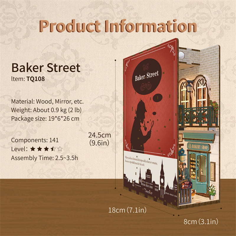 DIY Bookend Baker Street