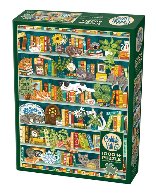 The Purrrfect Bookshelf 1000pc