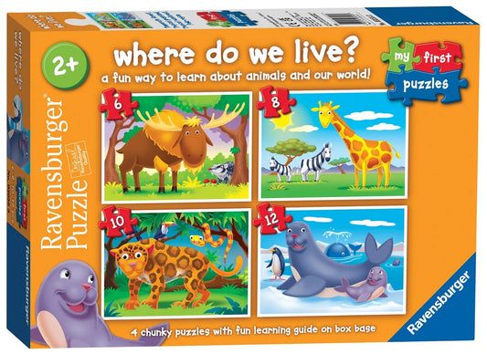 Where Do We Live? 6/8/10/12pc