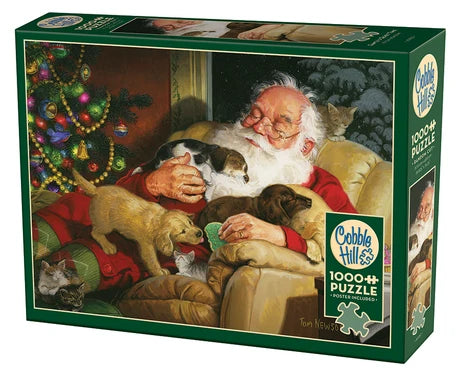 Santa's Quiet Time 1000pc jigsaw puzzle