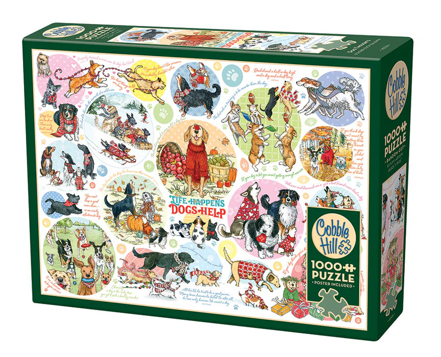 Dog Thoughts 1000pc jigsaw puzzle