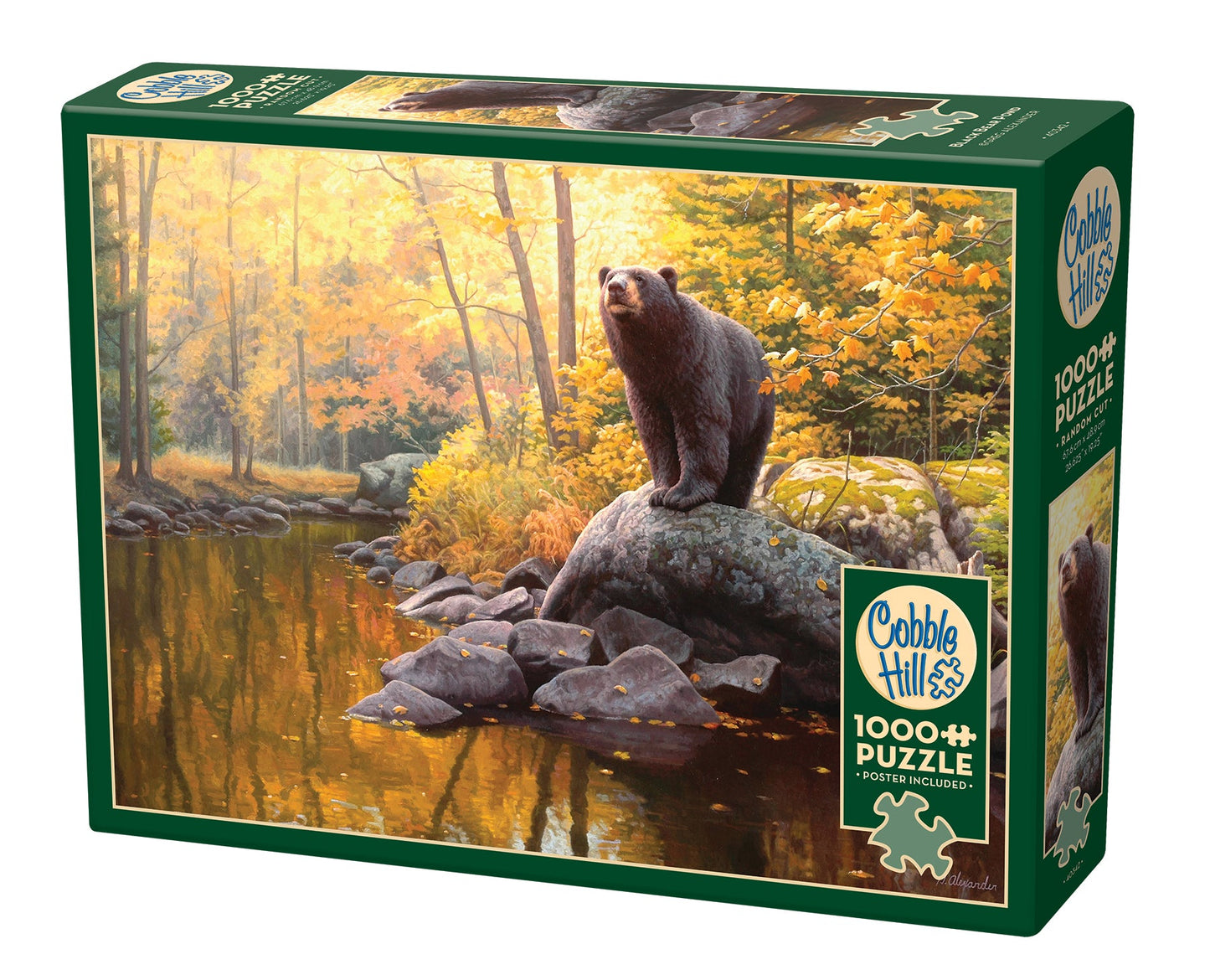 Black Bear Pond 1000pc jigsaw puzzle