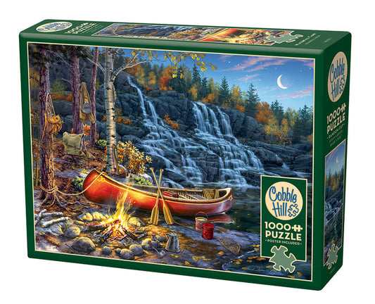 Waterfall Camp 1000pc jigsaw puzzle
