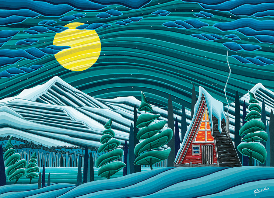 Winter Tranquillity 1000pc jigsaw puzzle