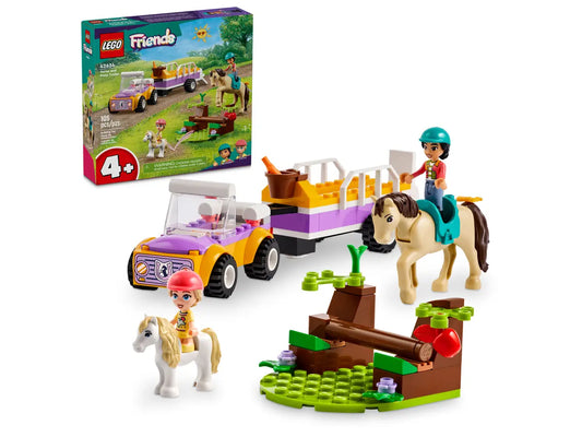 Friend's Horse and Trailer