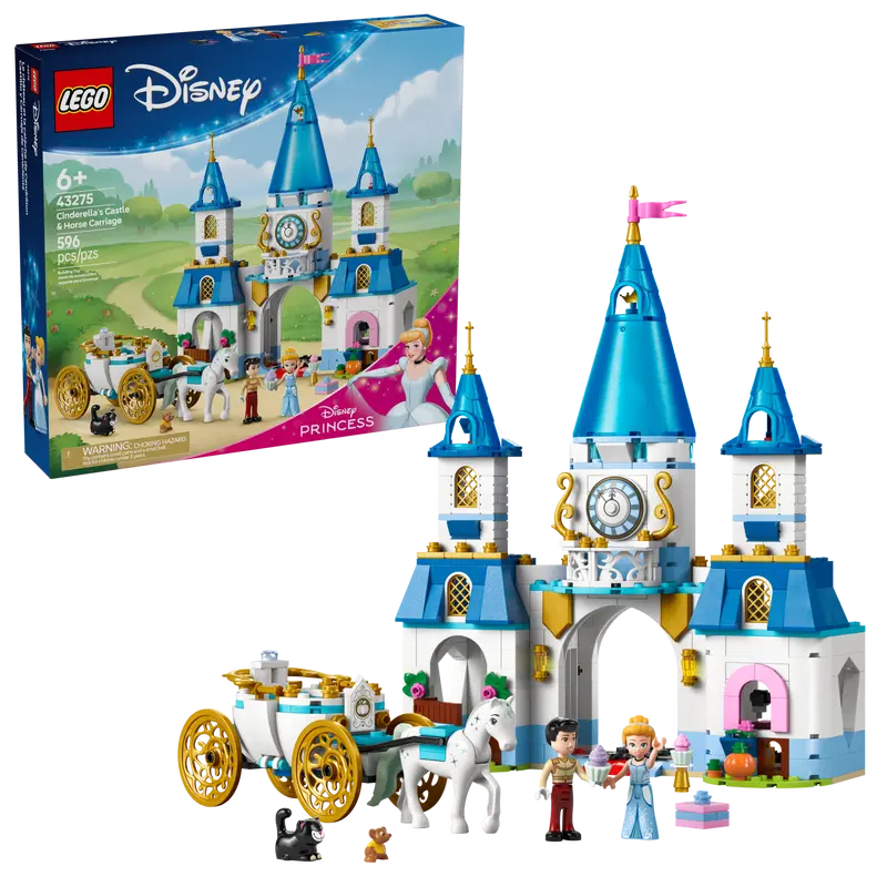 Disney Cinderella's Castle & Horse Carriage