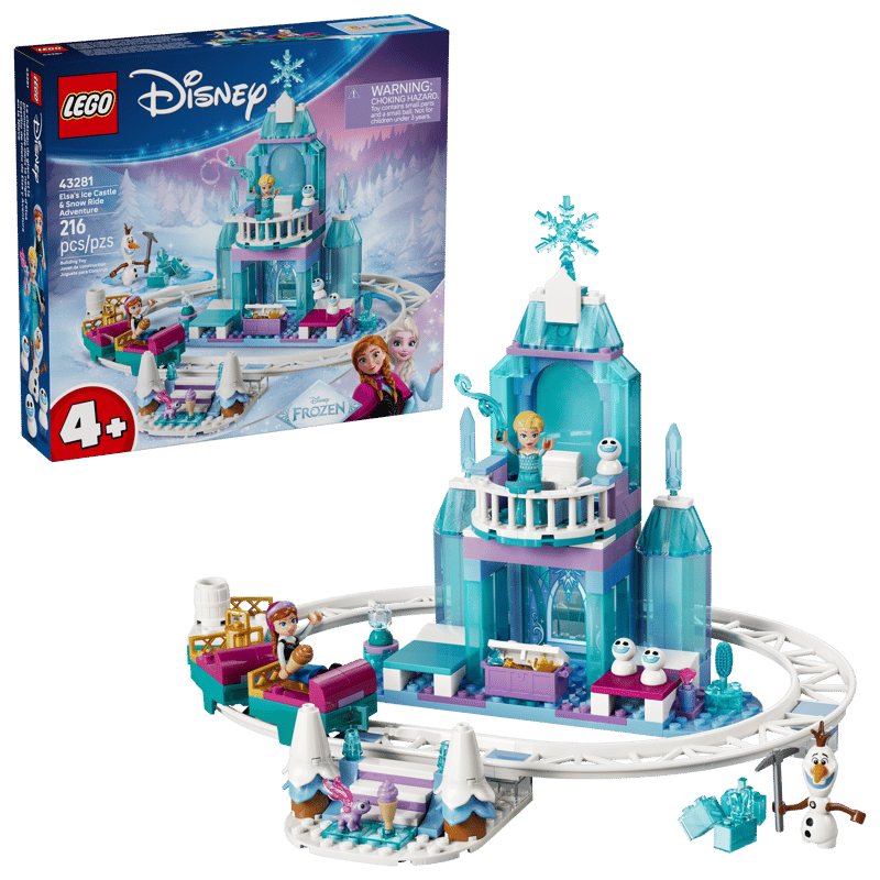 Disney Elsa's Ice Castle & Snow Ride Adventure
