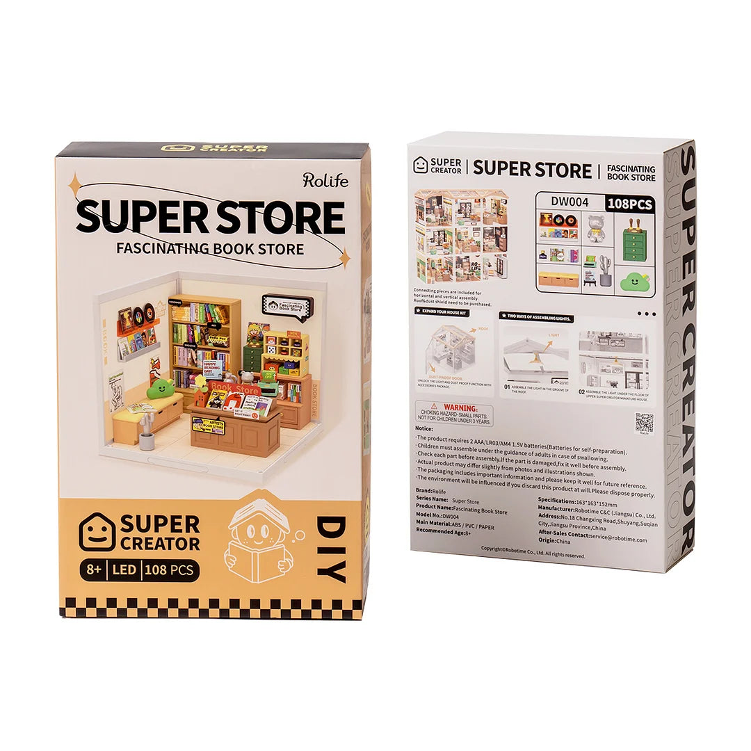 DIY Super Store Fascinating Book Store