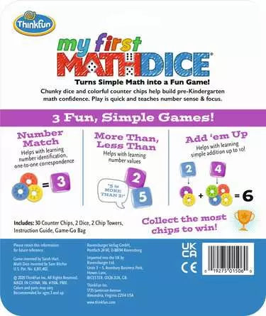 My First Math Dice – Hobby and Toy Central