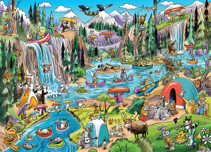 Doodle Town: Portage Pandemonium 1000pc