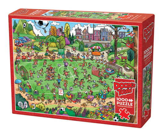 Doodle Town: Offside Antics 1000pc jigsaw puzzle