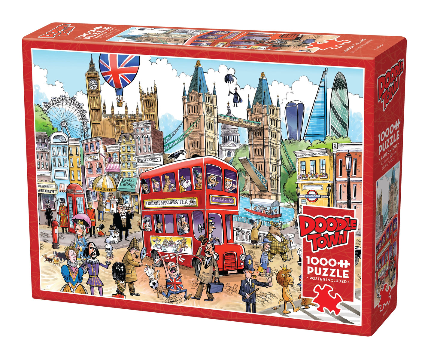 Doodletown: London Calling 1000pc jigsaw puzzle