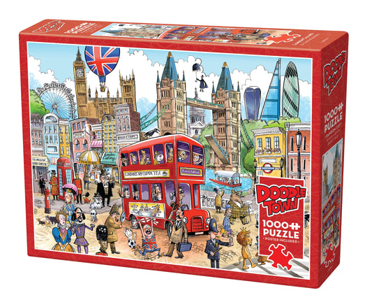 Doodletown: London Calling 1000pc jigsaw puzzle