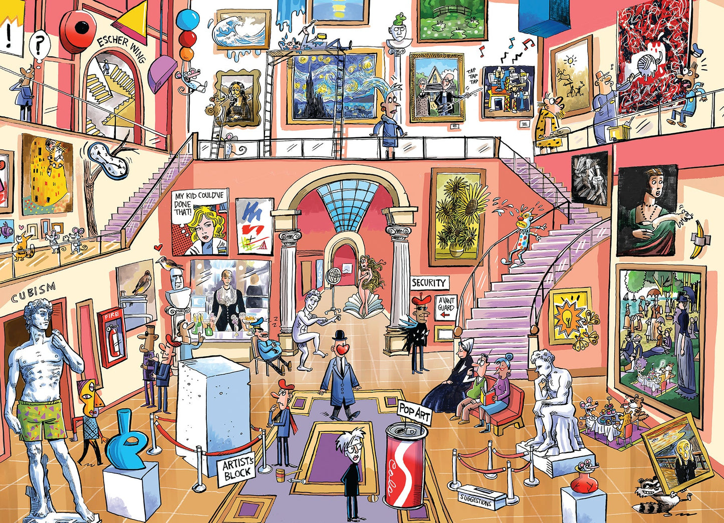 Doodletown: Museum Mischief 1000pc