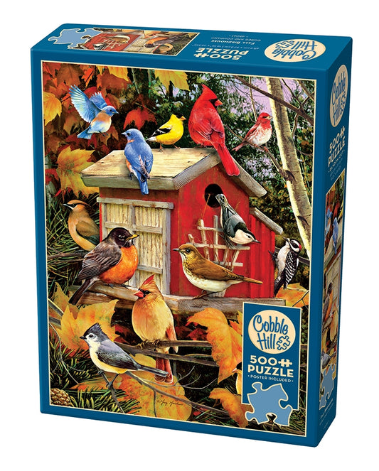 Fall Birdhouse 500pc