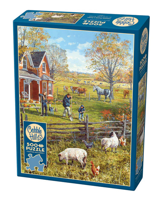 Young Family Farm 500pc jigsaw puzzle