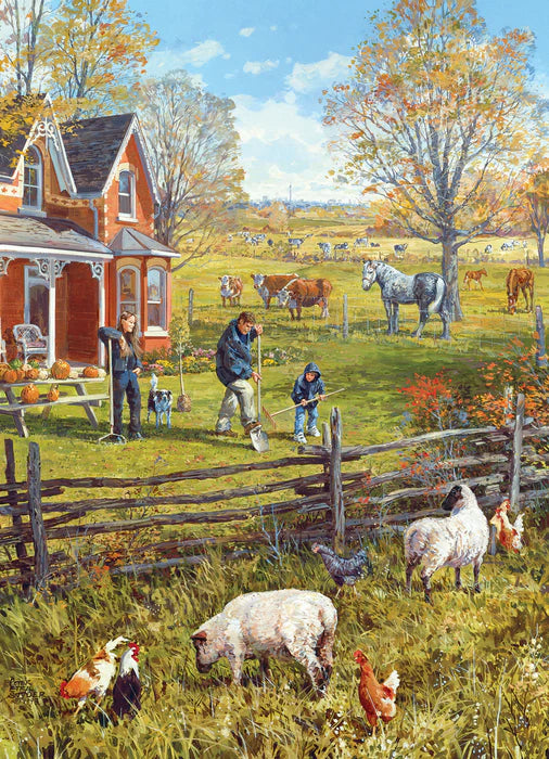 Young Family Farm 500pc jigsaw puzzle