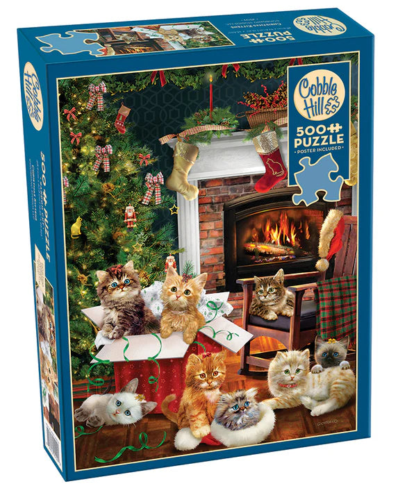 Christmas Kittens 500pc jigsaw puzzle