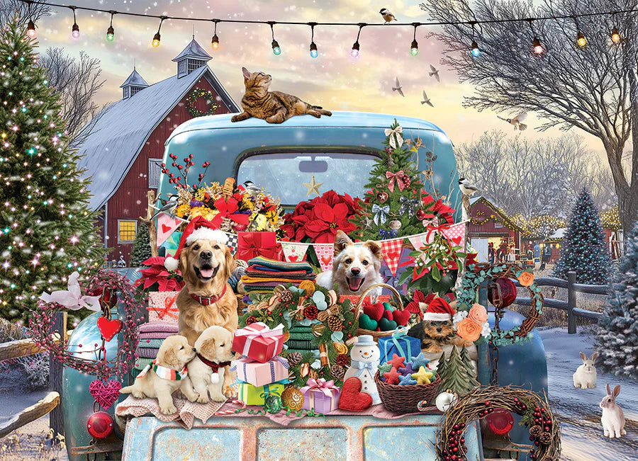 Country Truck in Winter 500pc jigsaw puzzle