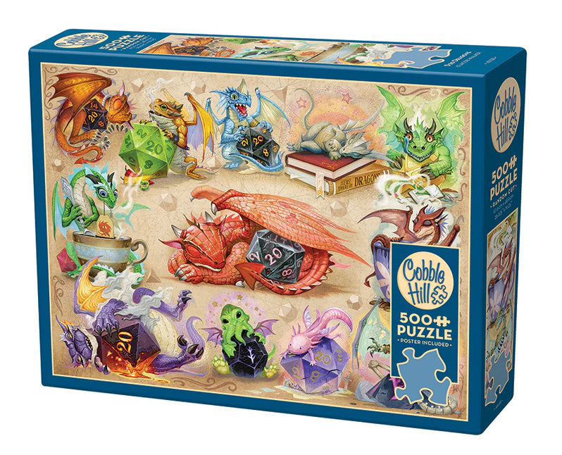 D20 Dragons 500pc jigsaw puzzle