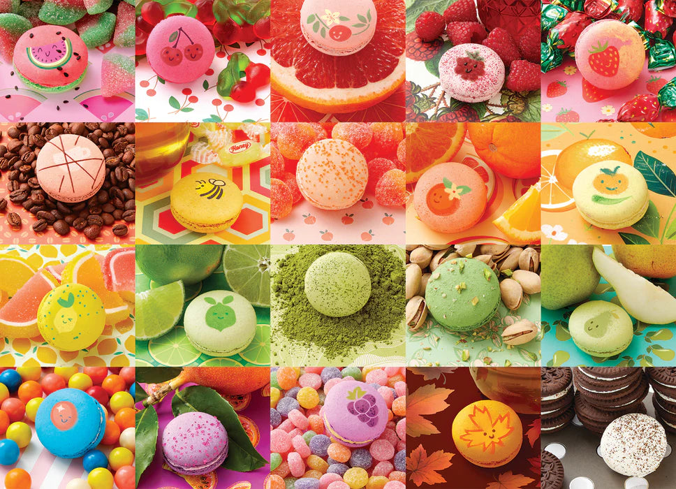 Nom Nom Macarons 500pc jigsaw puzzle