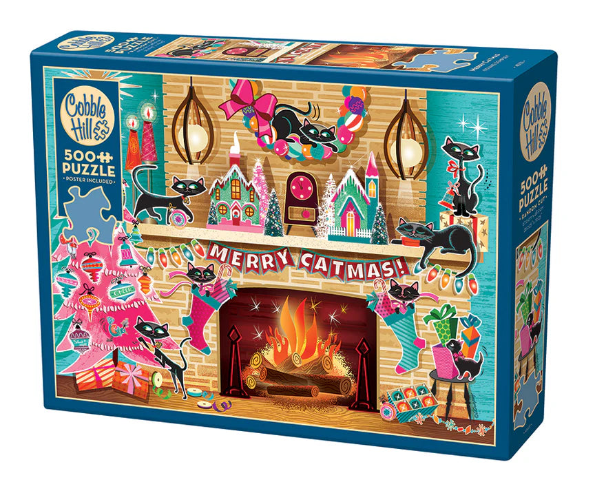 Merry Catmas 500pc jigsaw puzzle