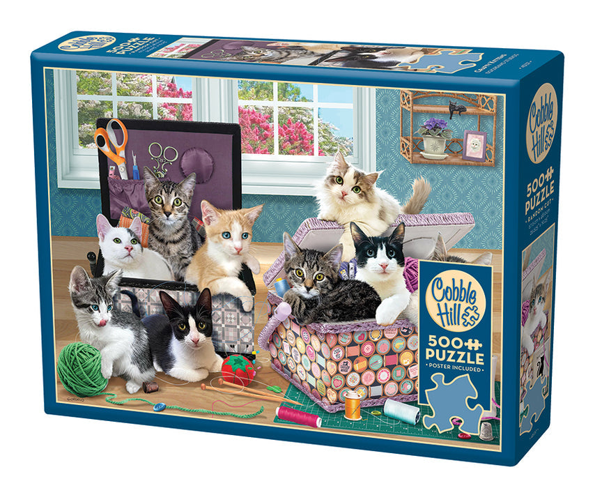 Crafty Kittens 500pc jigsaw puzzle