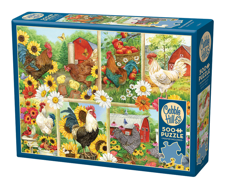 Cockadoodledoo 500pc jigsaw puzzle