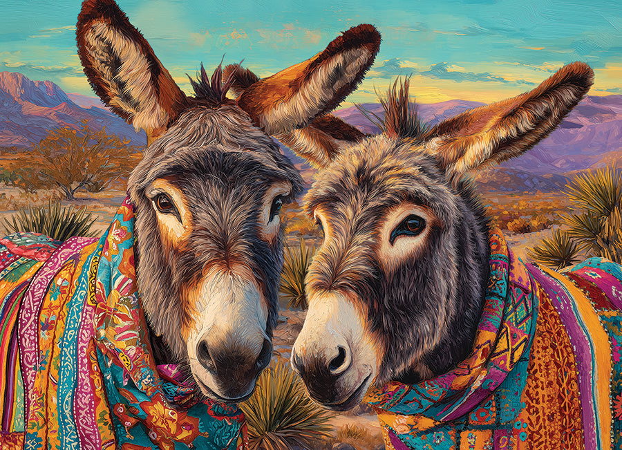 Dos Burros 500pc jigsaw puzzle