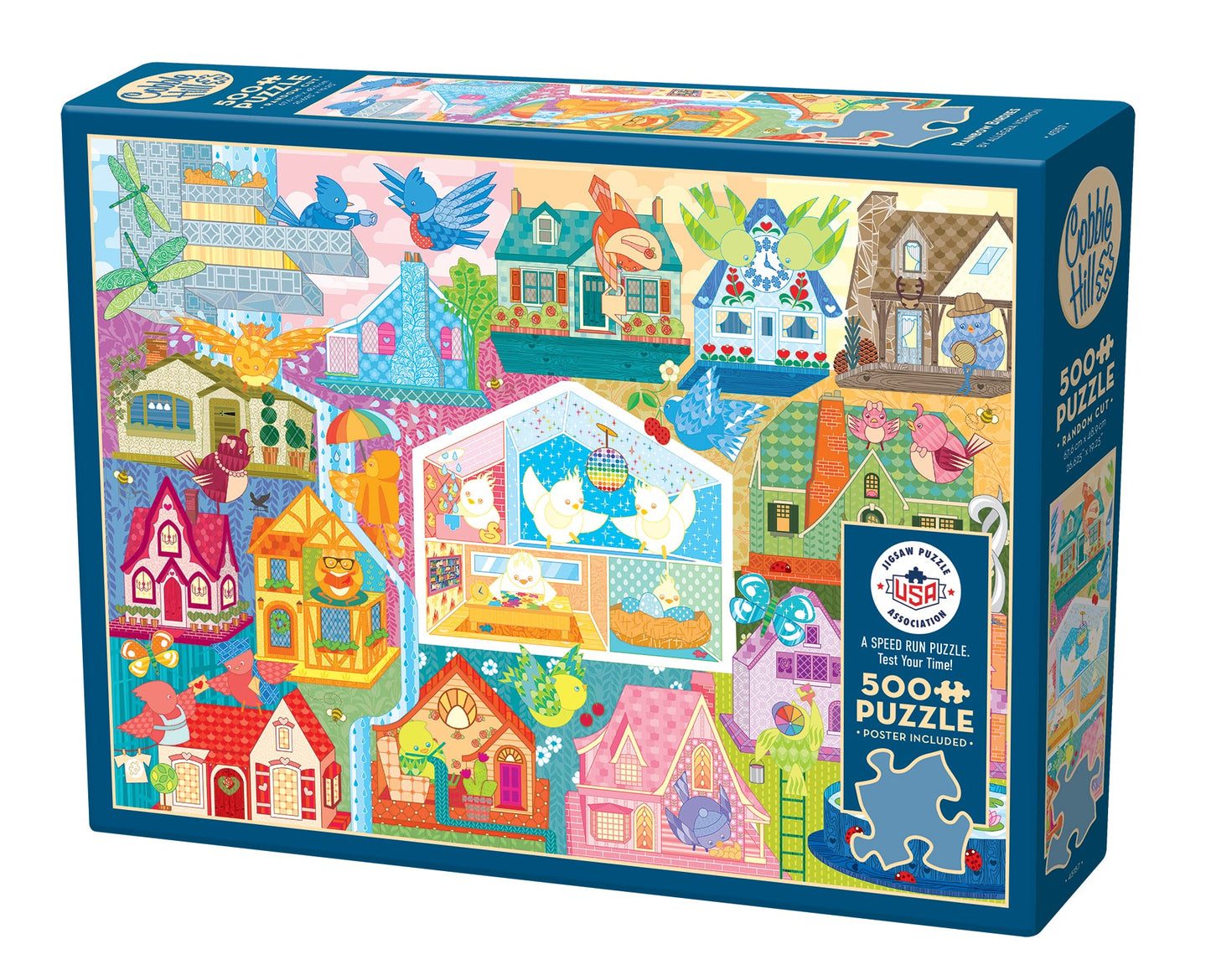 Rainbow Birdies 500pc jigsaw puzzle