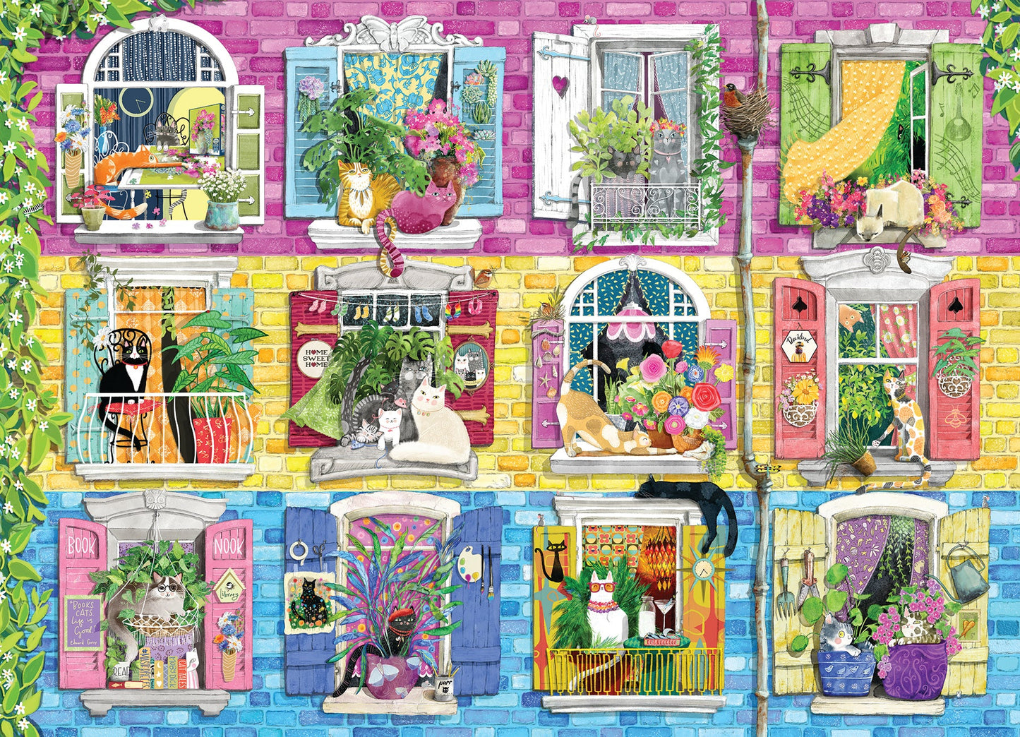 Living with Catitude 500pc jigsaw puzzle