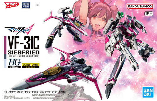 HG VF-31C Siegfried Mirage Farina Jenius Use 1/100