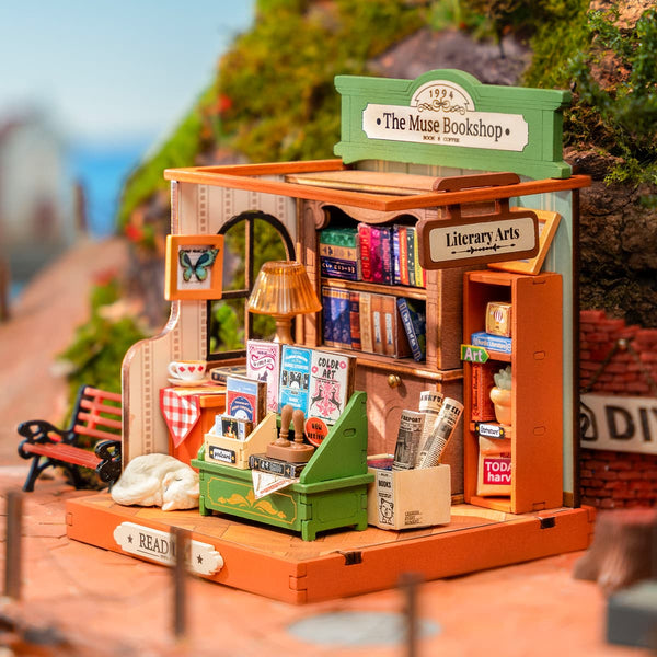 DIY Miniature House The Muse Bookshop