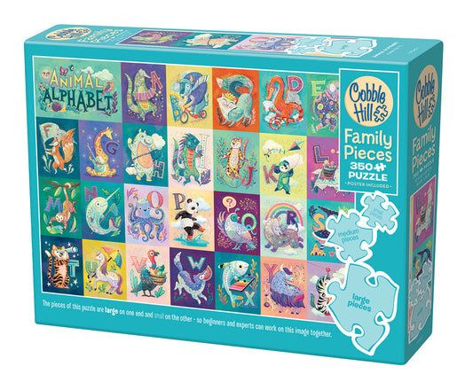 Animal Alphabet 350pc family puzzle