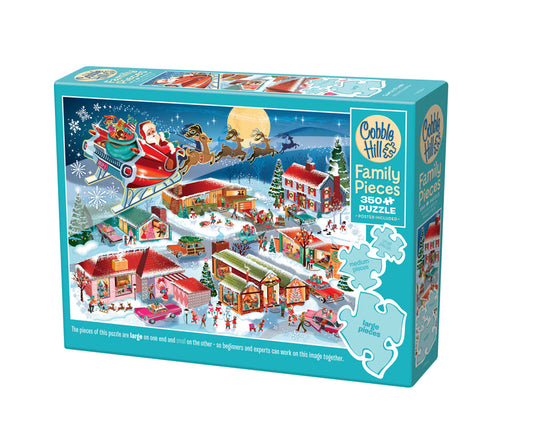Santa's Flyby 350pc family puzzle