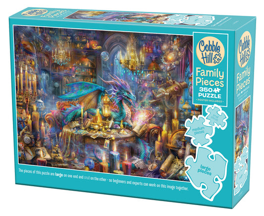 The Library Keeper 350pc family puzzle