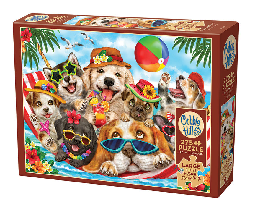 Hammock Party 275pc Large piece jigsaw puzzle