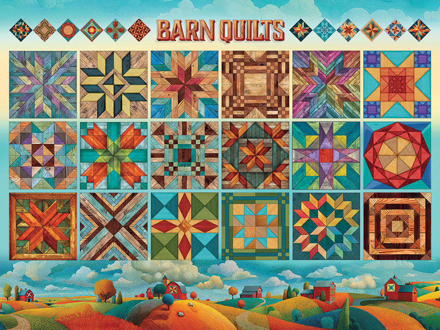 Barn Quilts 275pc jigsaw puzzle