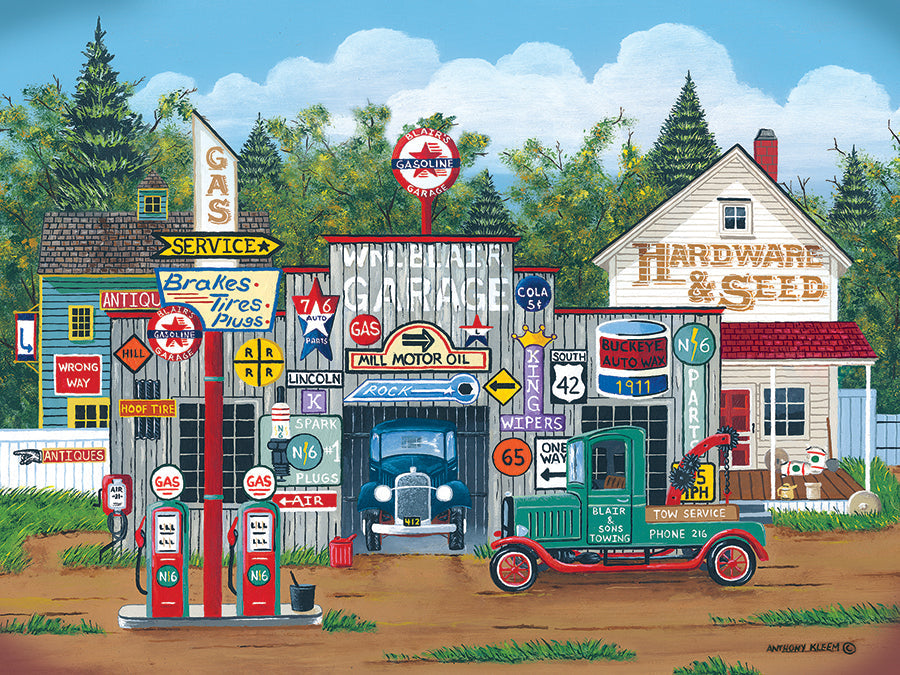 The Ol' Roadside Garage 275 Large piece jigsaw puzzle