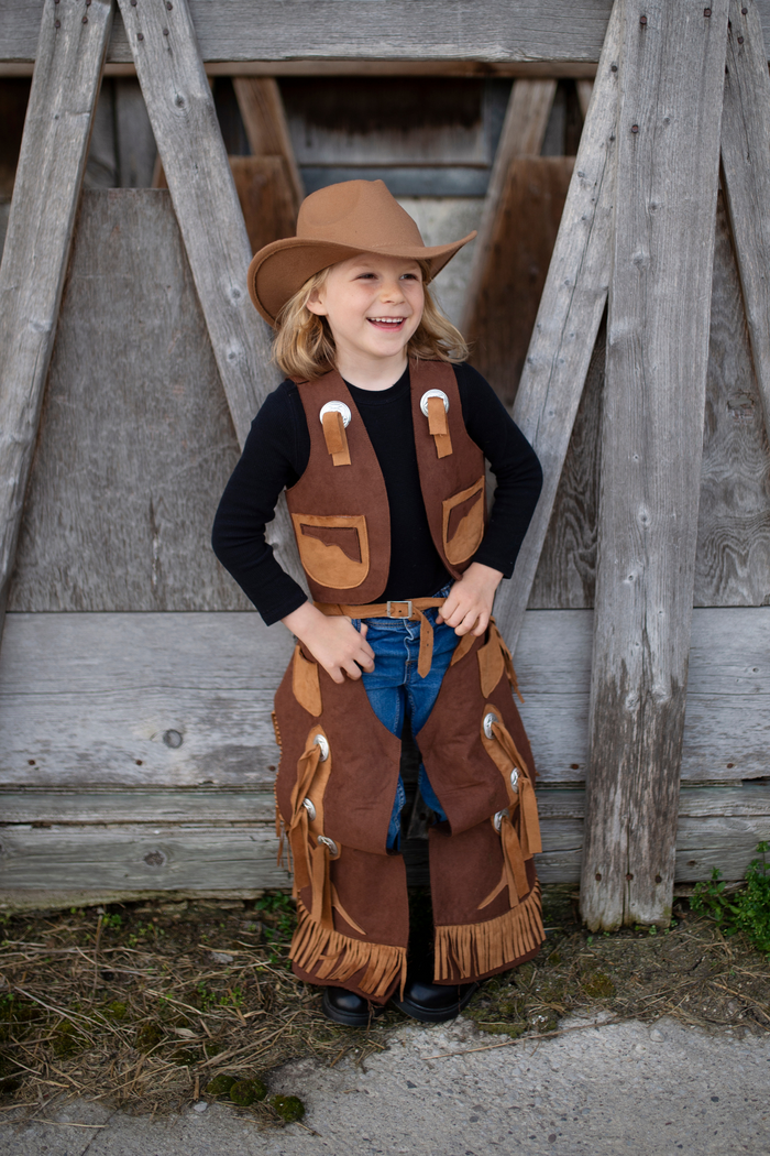 Cowboy Vest and Chaps Age 5-6