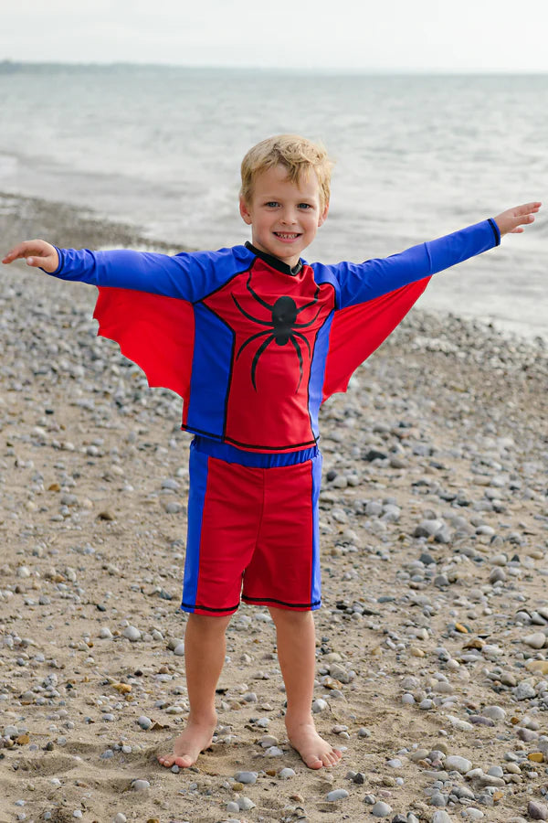 Super Spider Swimsuit Two Piece Size 5-6