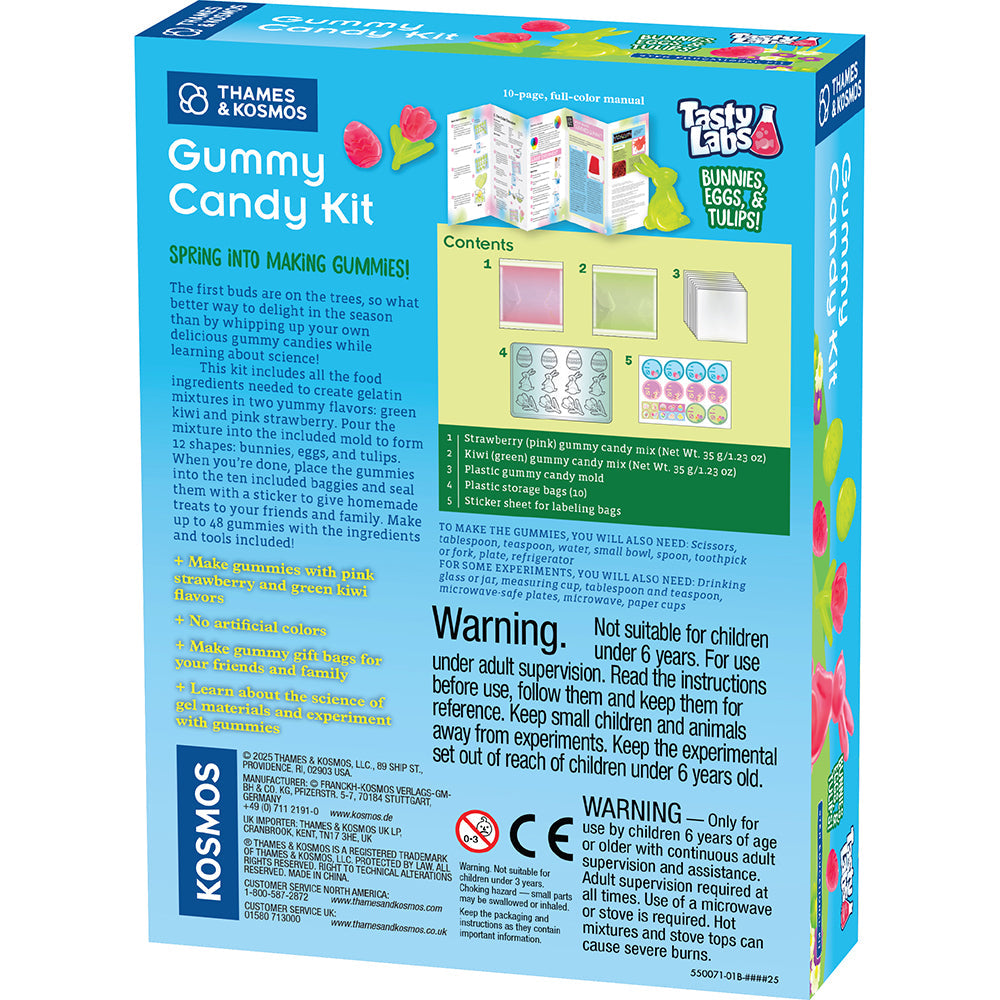 Gummy Candy Kit - Bunnies, Eggs & Tulips