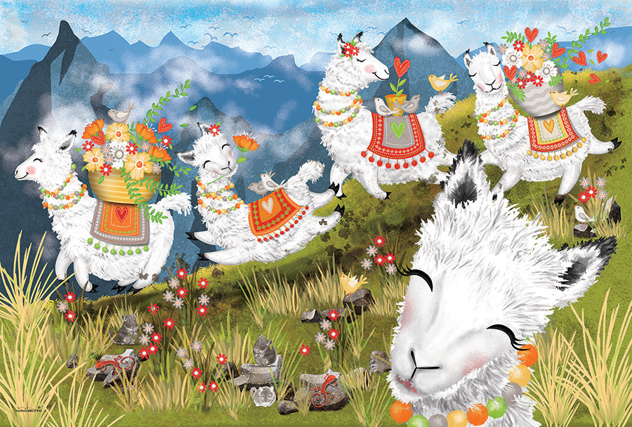 Leaping Llamas 36pc Floor Puzzle