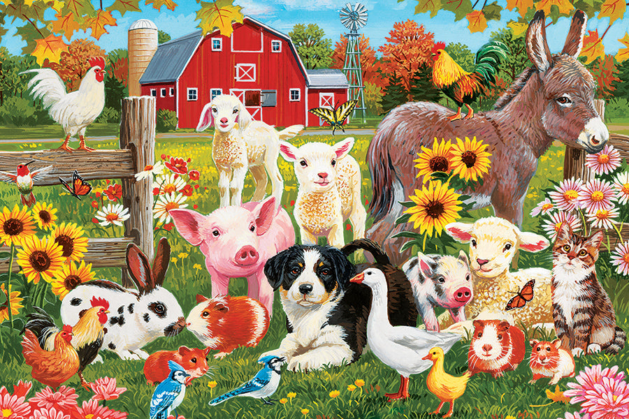 Farmyard Greetings 35pc Floor Puzzle