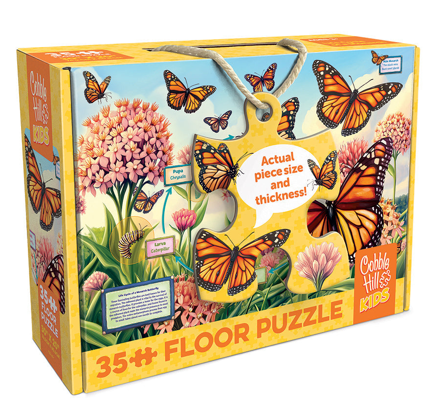 Life Cycle of a Monarch 35pc Floor puzzle