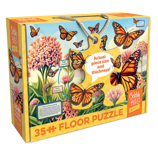Life Cycle of a Monarch 35pc Floor puzzle