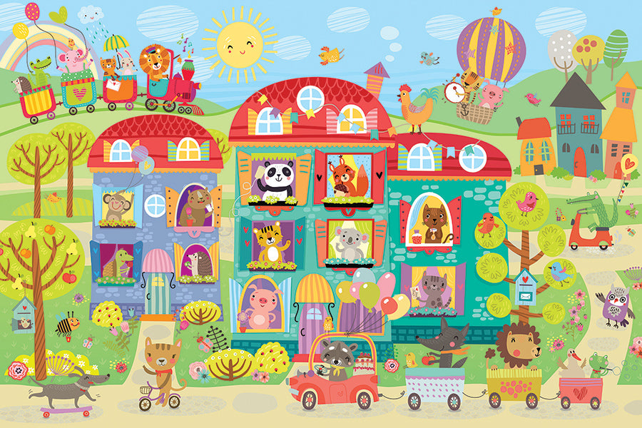 Friendly Neighbors 35pc Floor Puzzle