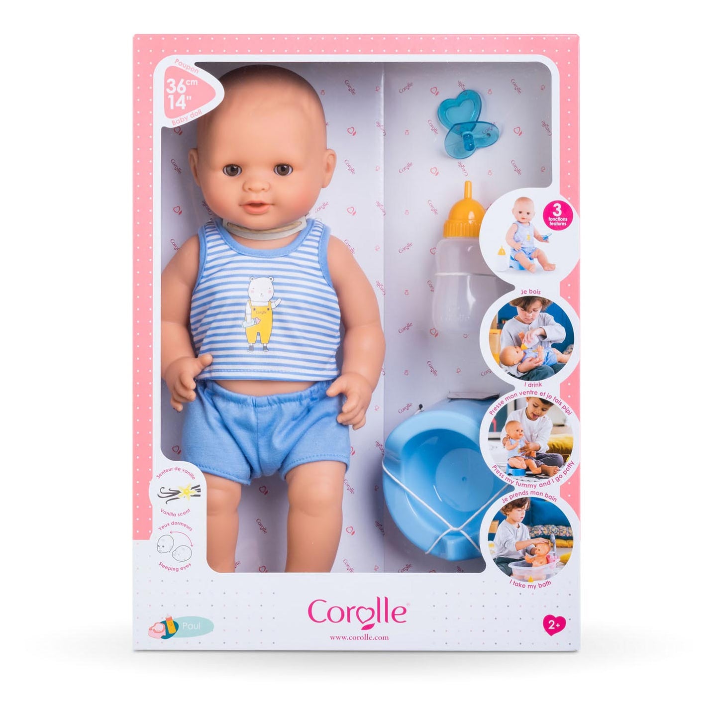 Paul Drink and Wet Bath Baby Doll 14"